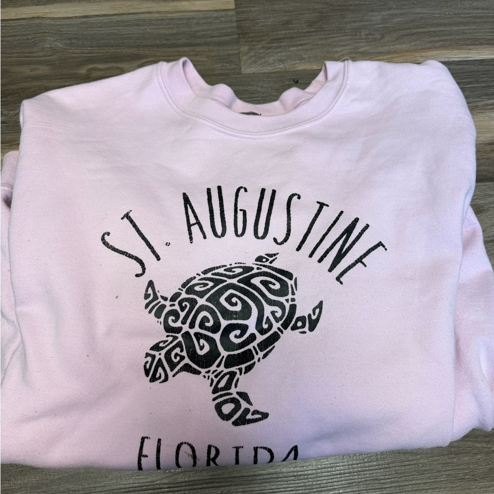 Pink St. Augustine Turtle Sweatshirt
